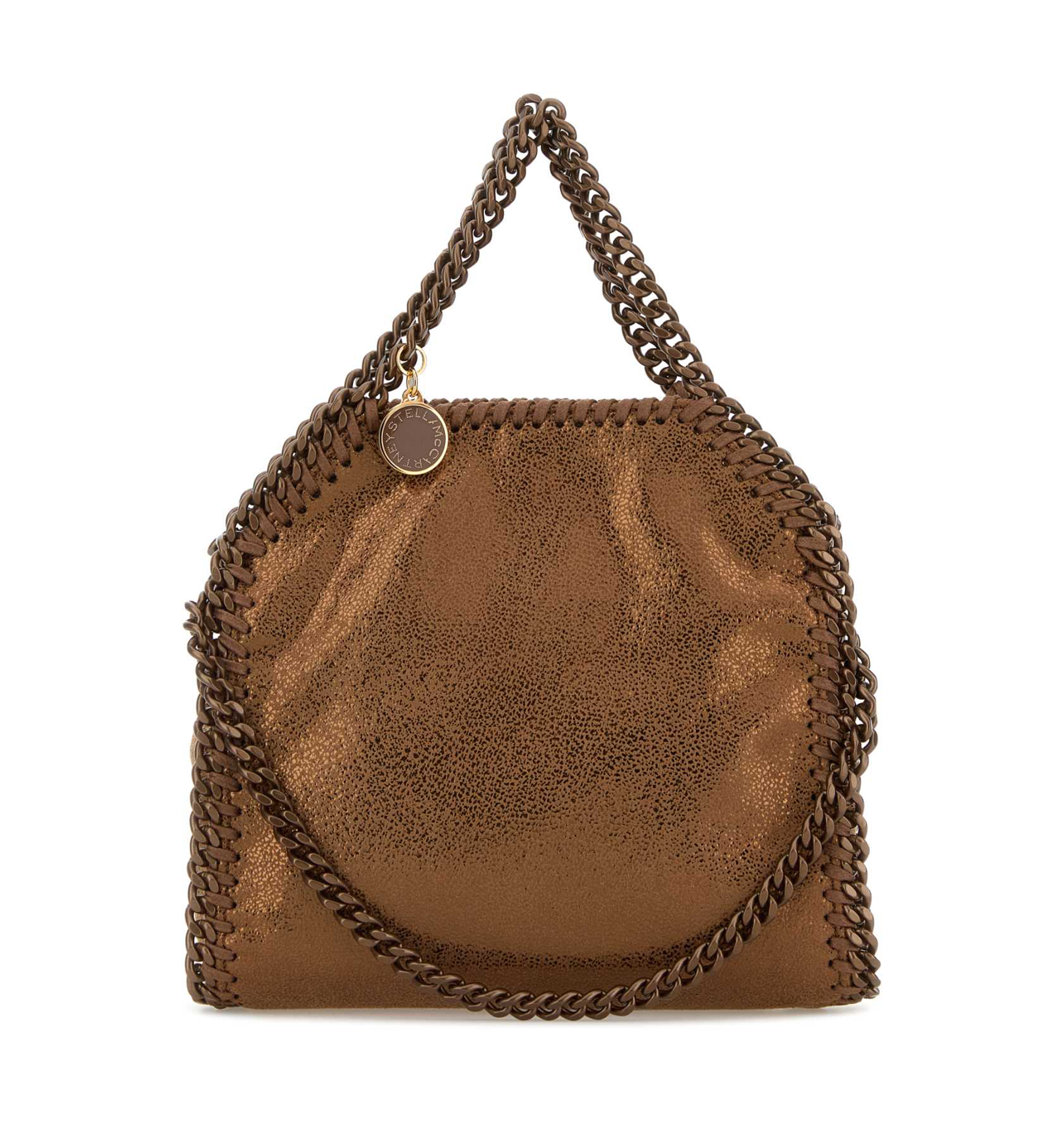 Bronze shaggy deer mini Falabella handbag