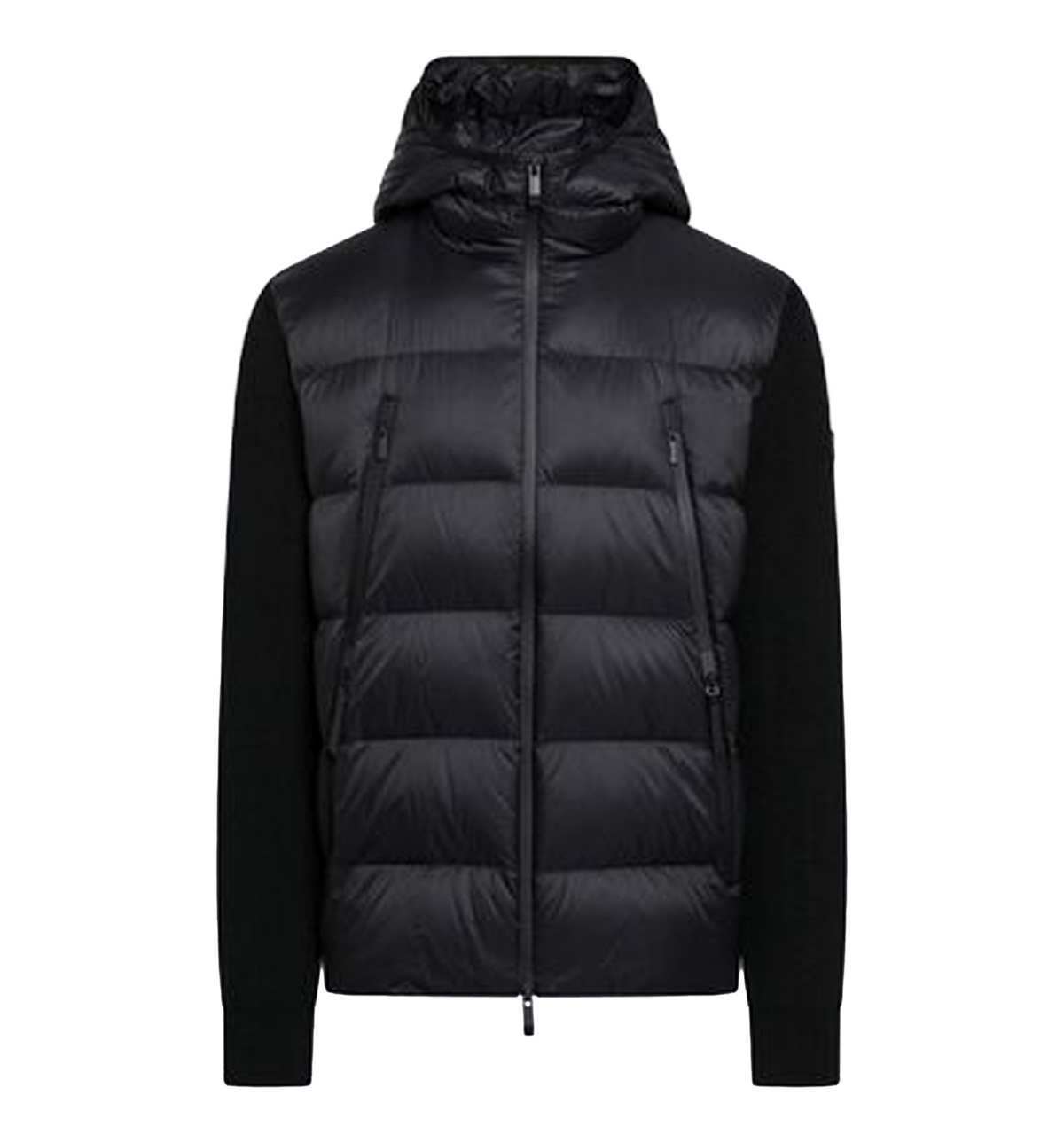 Padded Zip-Up Cardigan