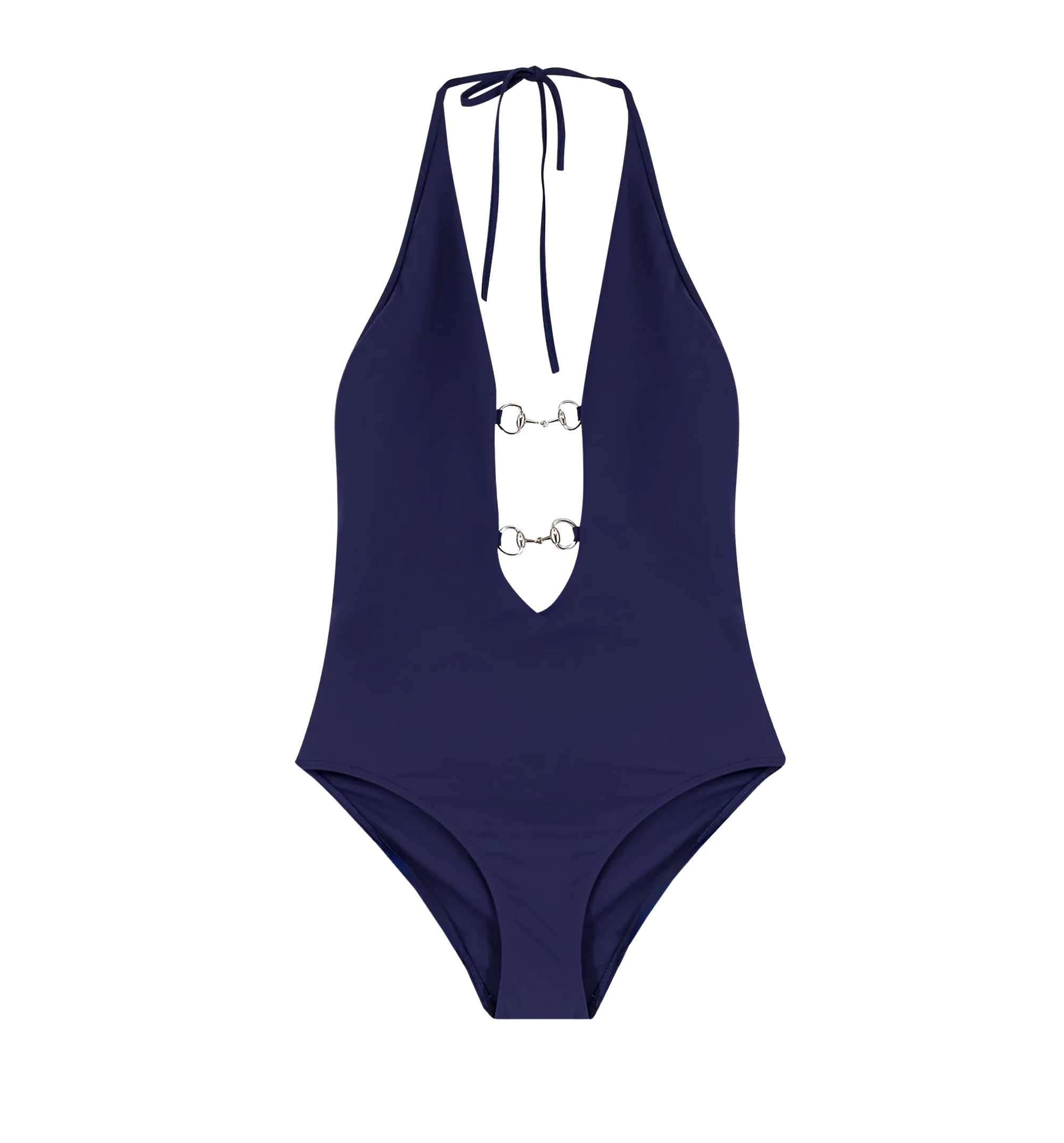 One-piece swimsuit with Horsebit details