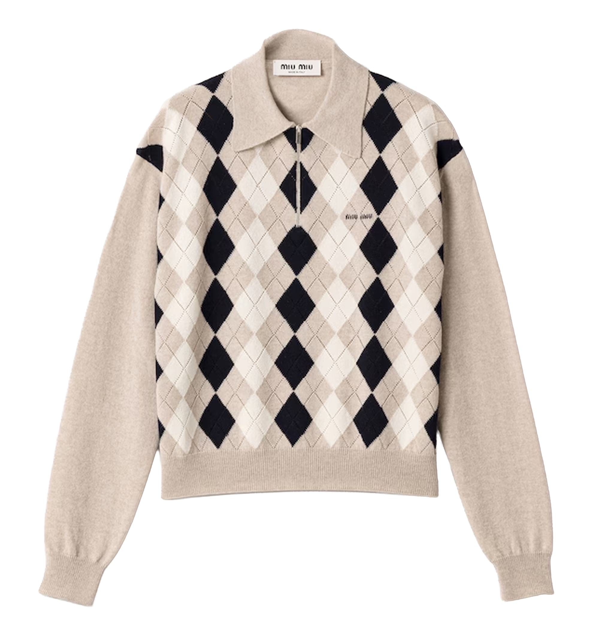 Cashmere polo sweater