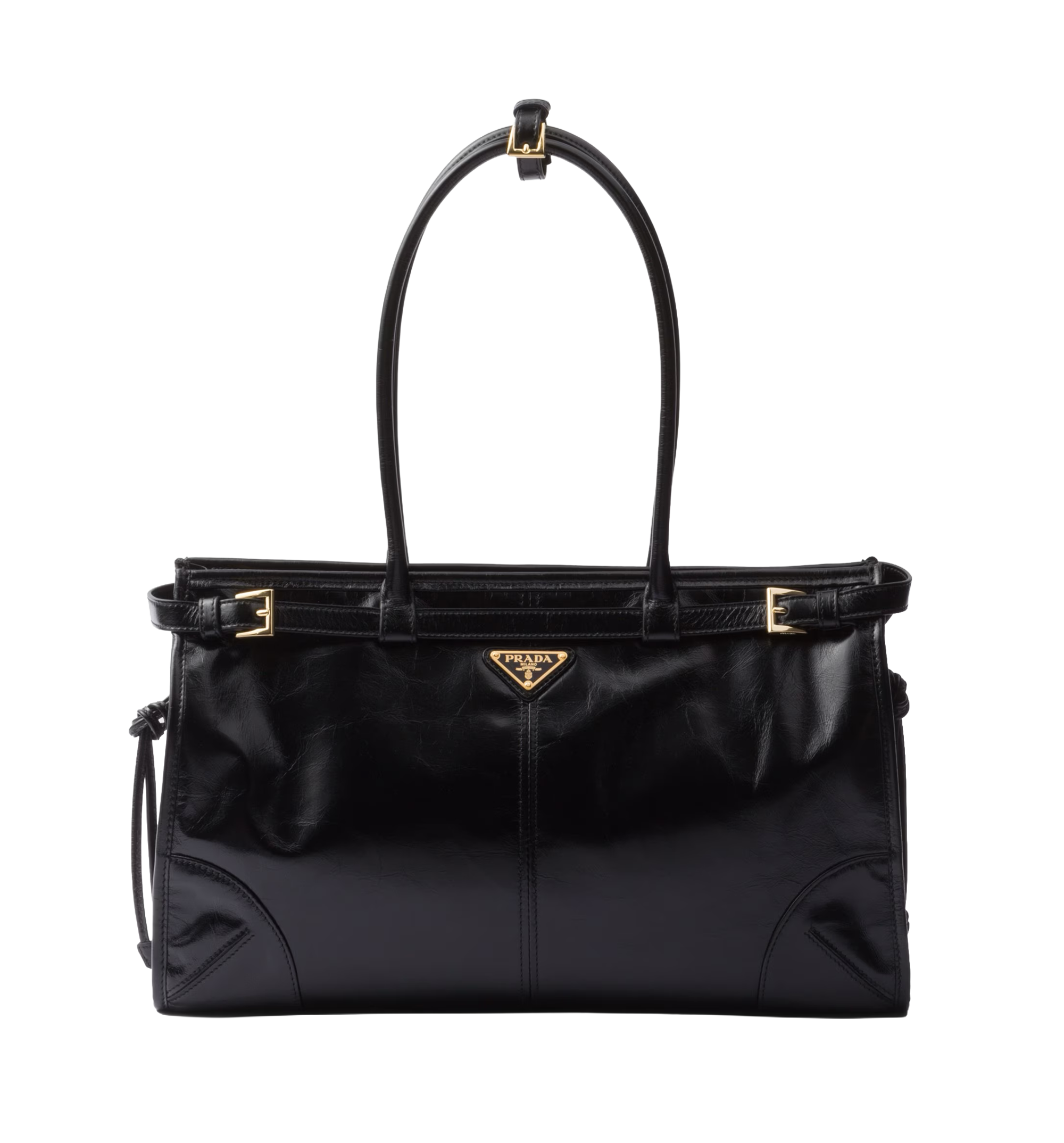Prada Bonnie large leather handbag