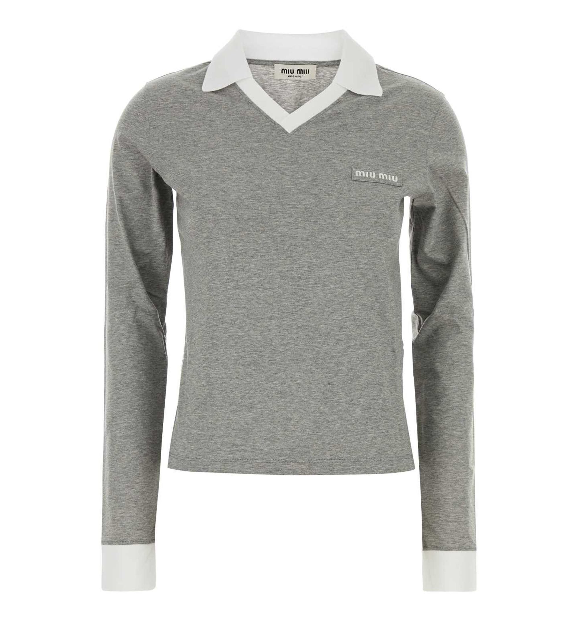 Logo Lettering Cotton Polo