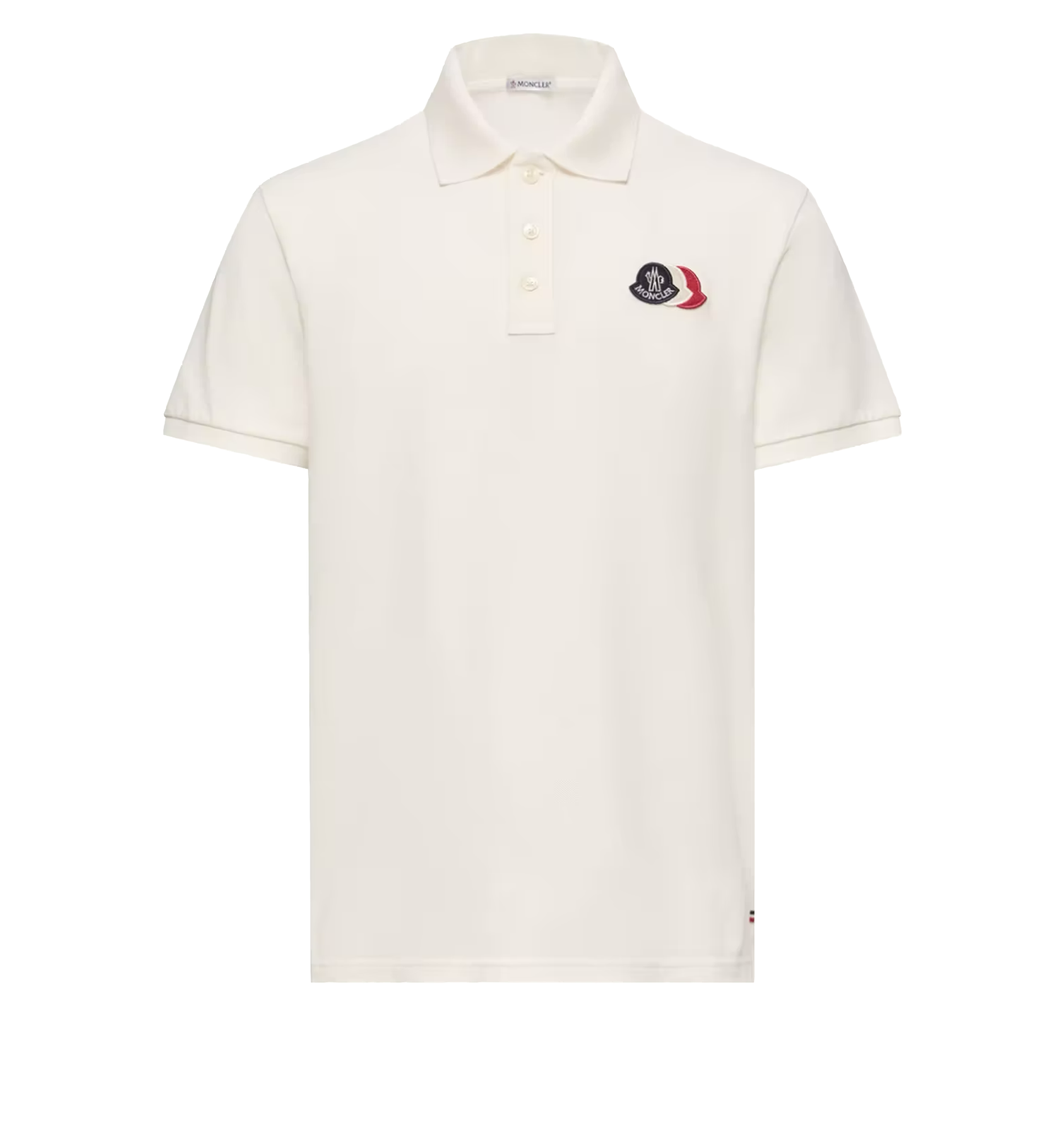 Logo Patch Cotton Piquet Polo Shirt