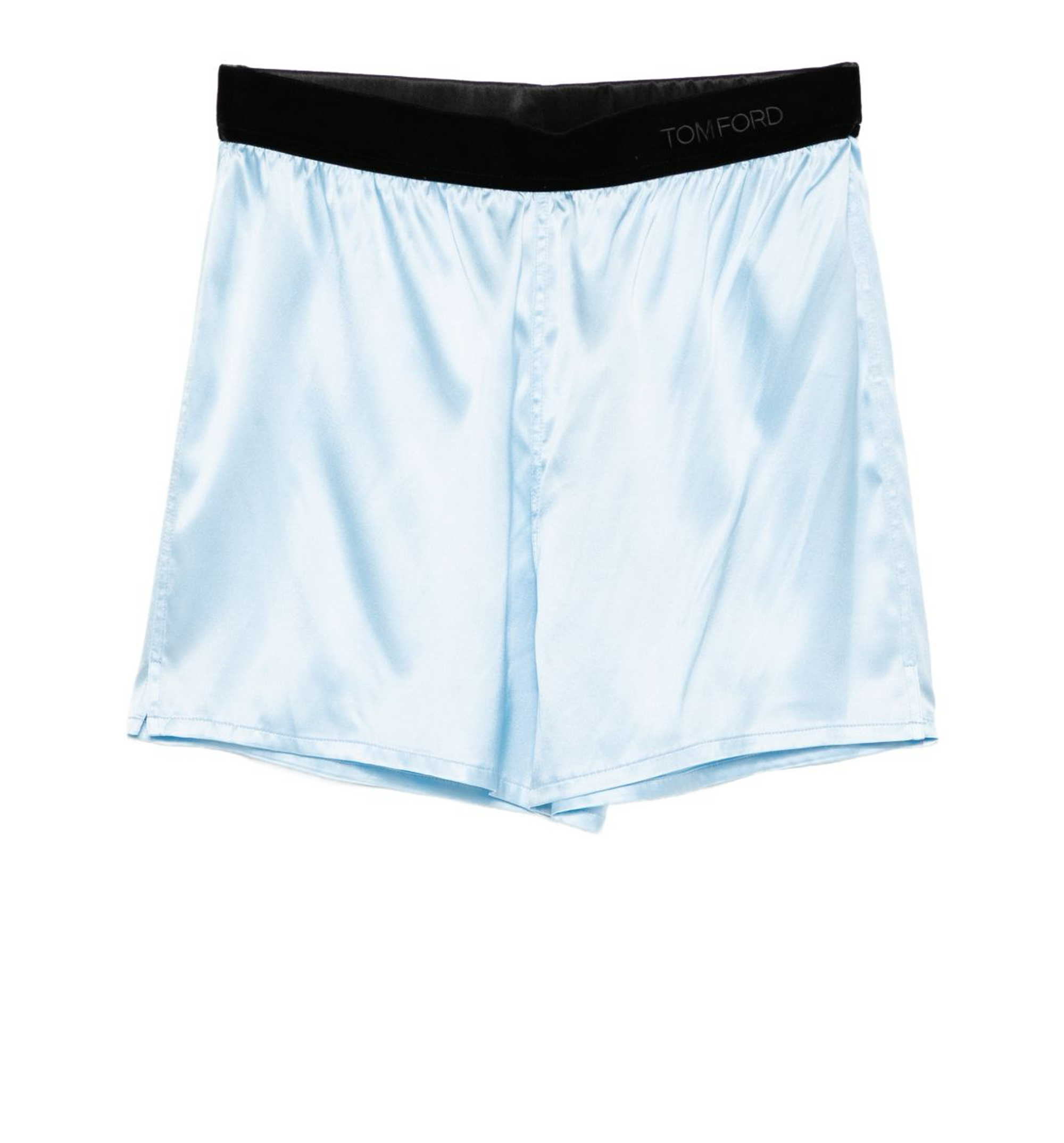 Stretch Silk Satin Pj Shorts