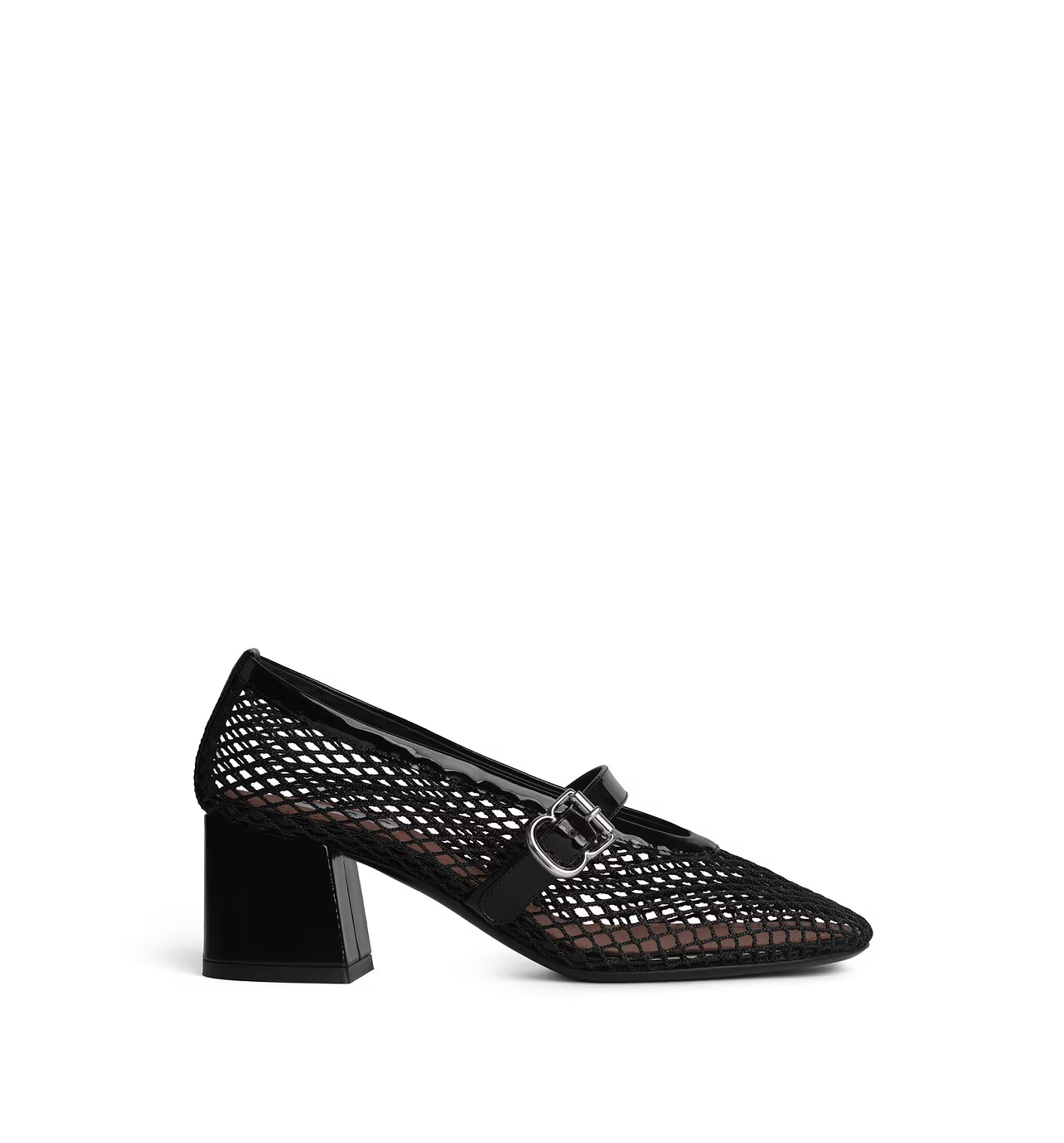 Mary Janes 55 In Fishnet