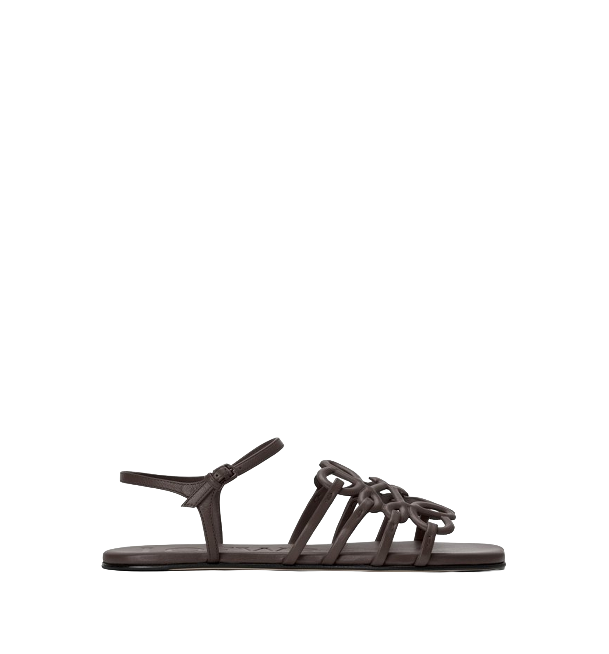Petal Anagram sandal in calfskin
