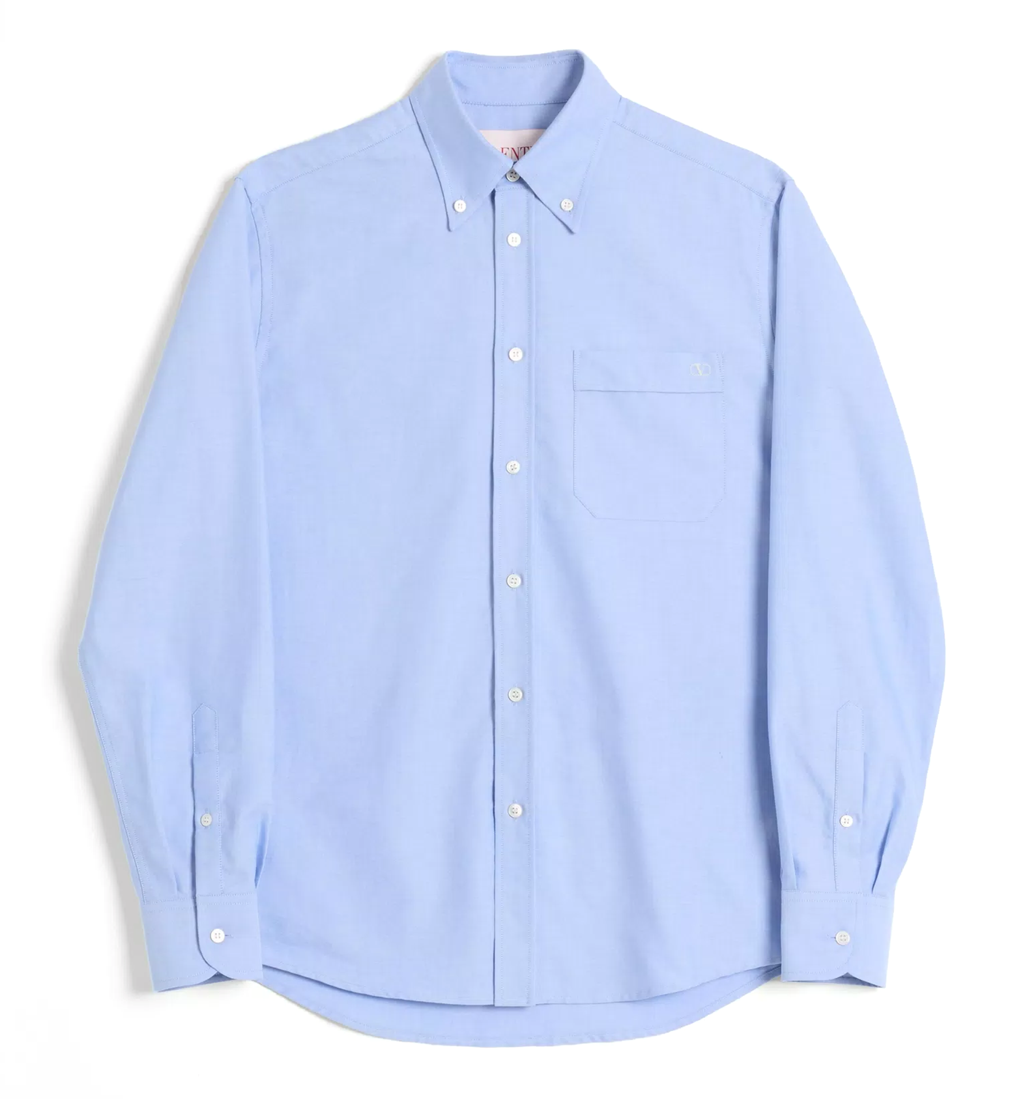 Vlogo Embroidered Cotton Shirt