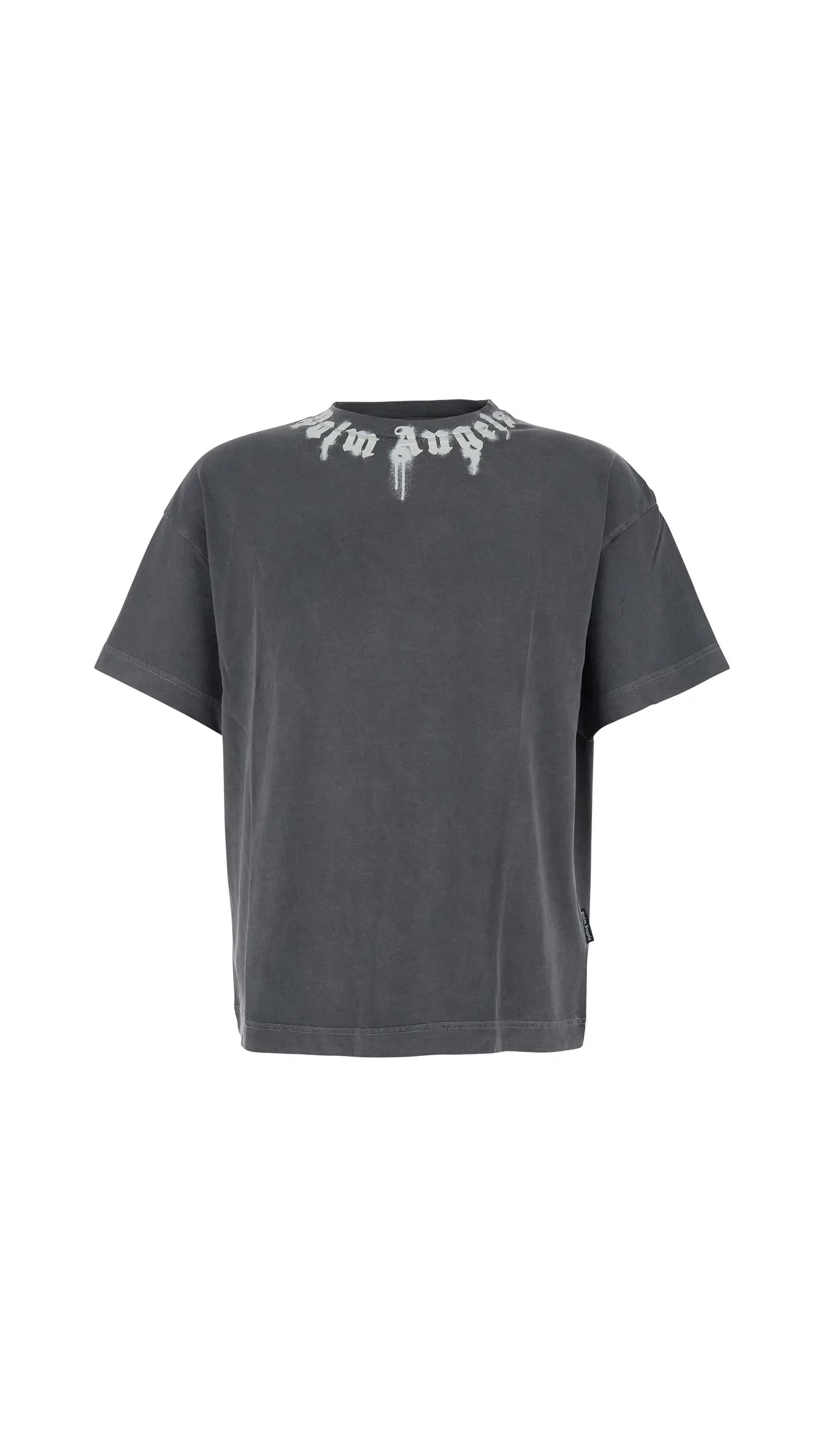 Spray Logo Over Tee - Grey