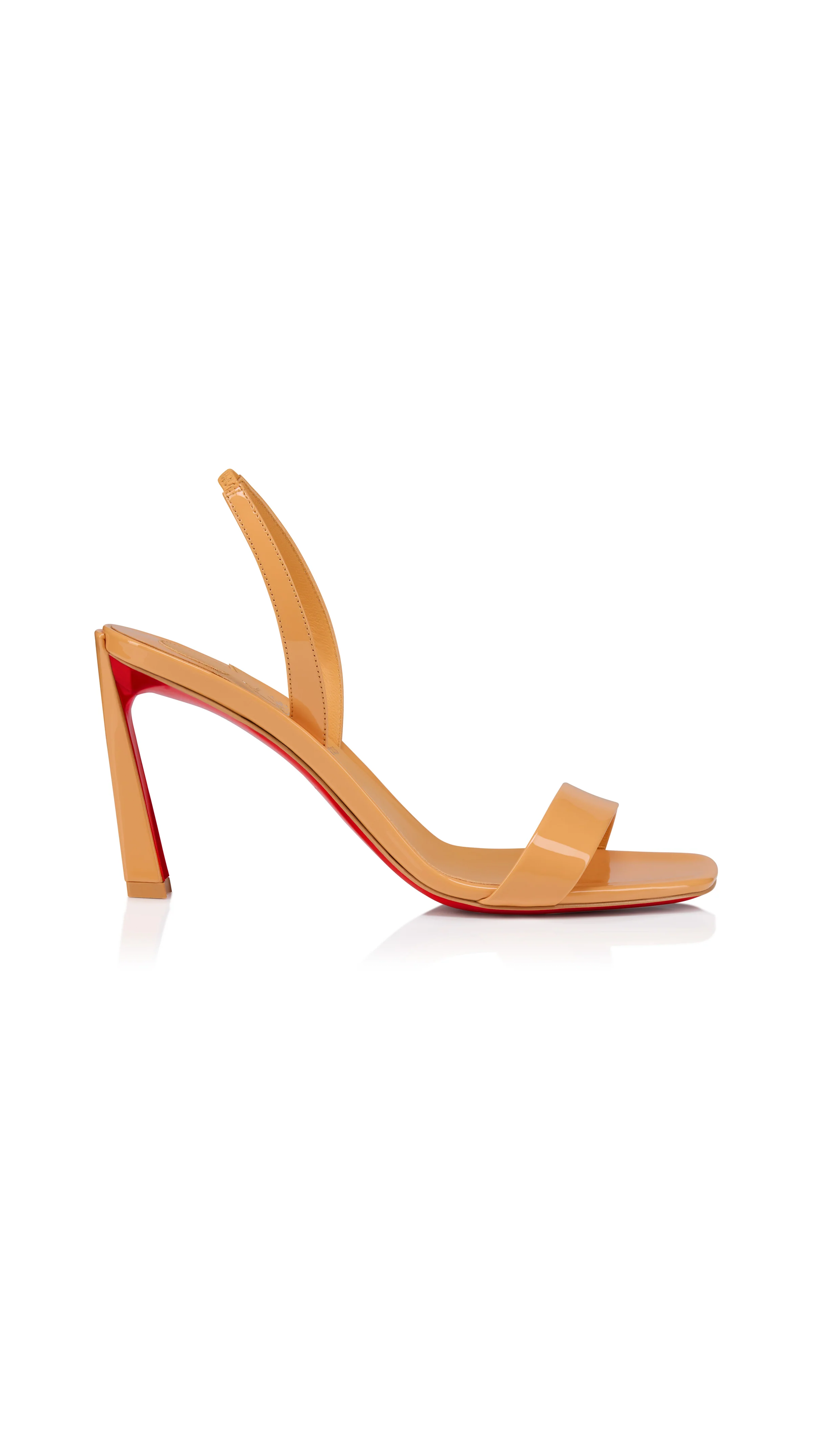 O Condora Patent Leather Sandals - Giraffe