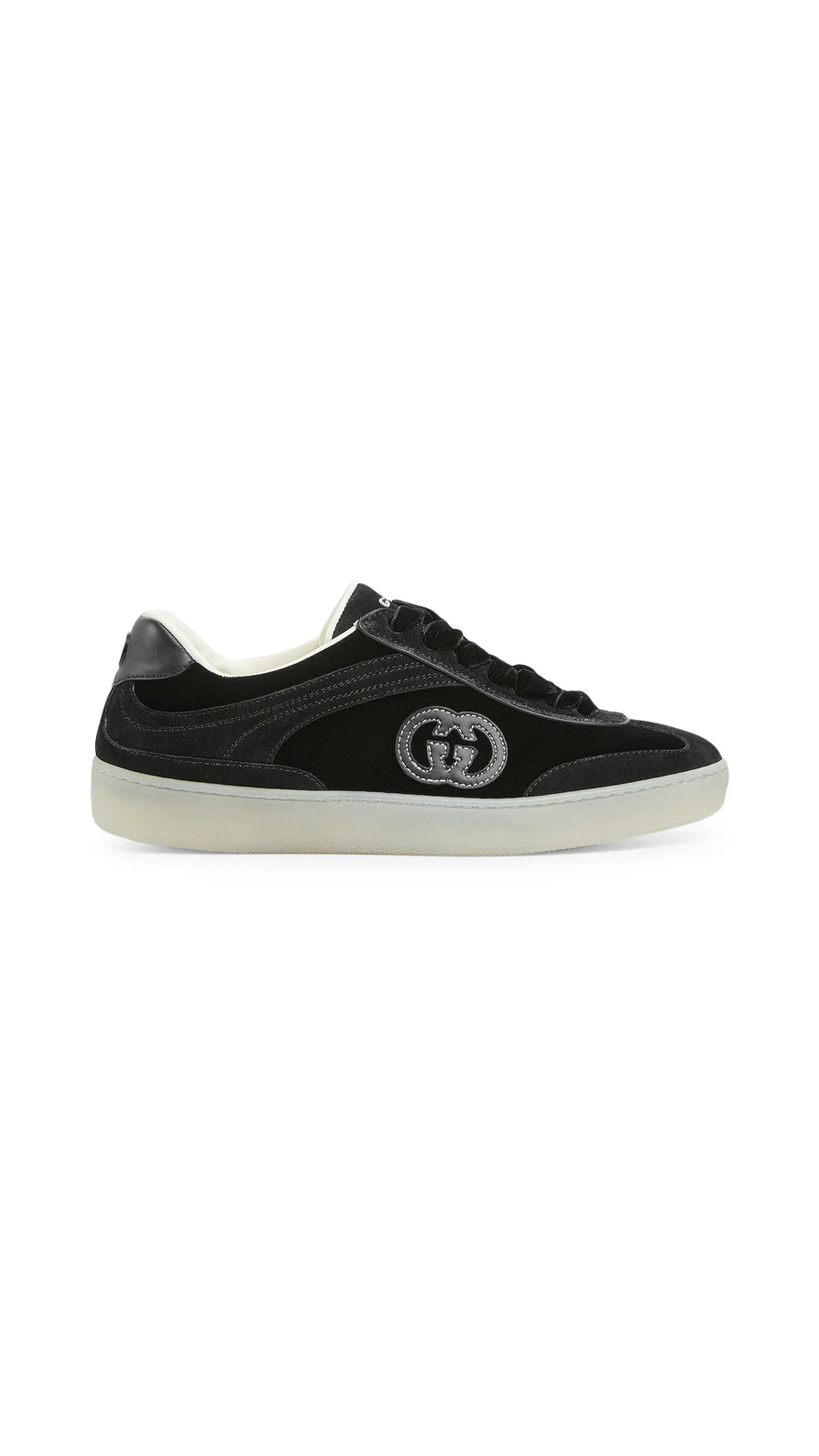 G75 Velvet Sneakers - Black