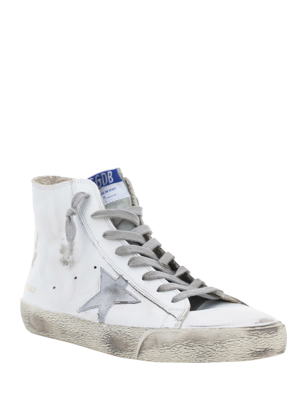 Francy Sneakers In Leather - White / Silver.