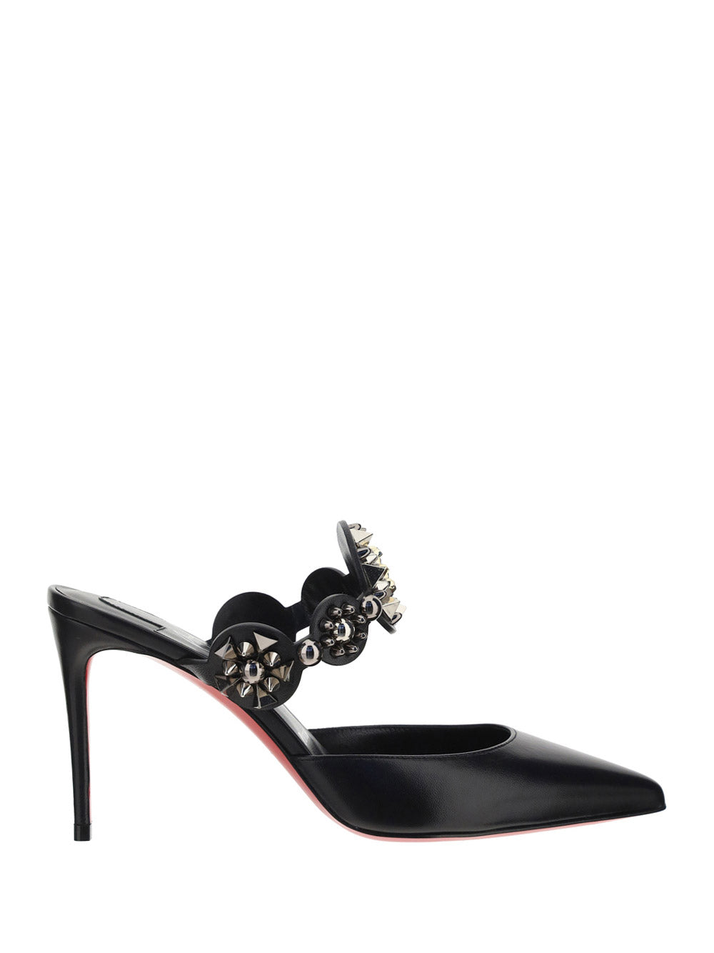 Miss Goldora Embellished Leather Mules