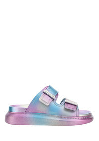 Oversized Hybrid Slide - Silver