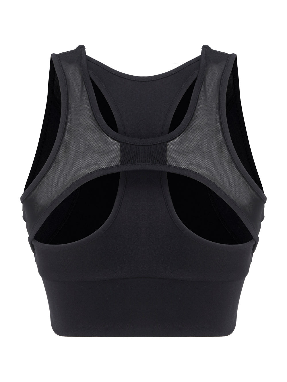 Logo Crop Top - Black