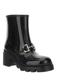 Women's Ankle Boot with Horsebit - Black