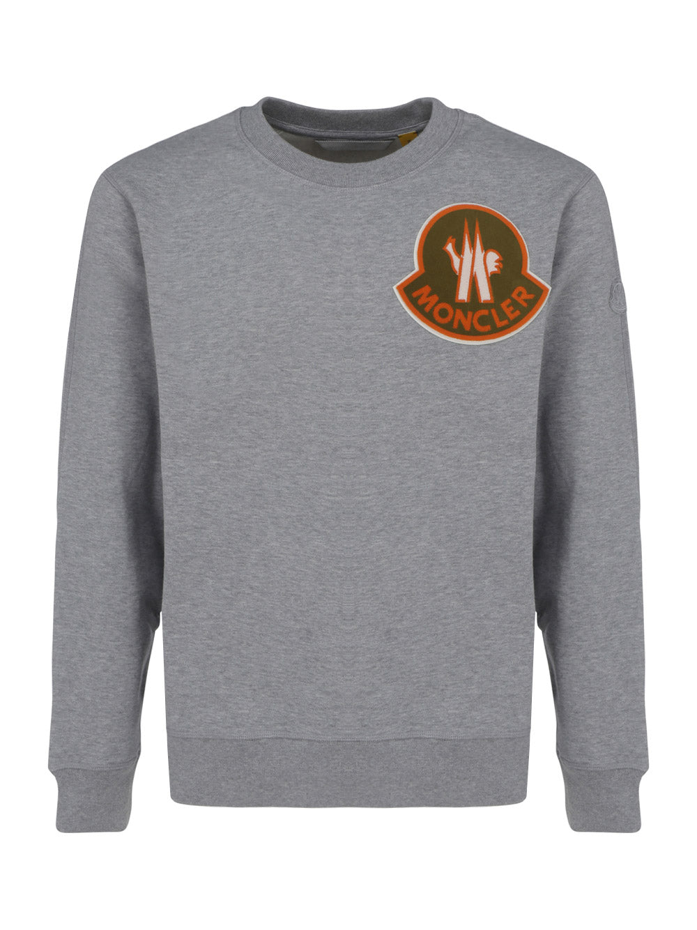 Logo Patch Sweatshirt - Grey