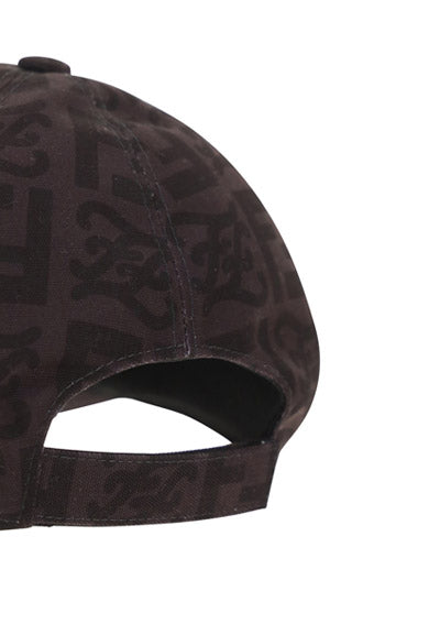 Caligraphy Logo Cap - Brown
