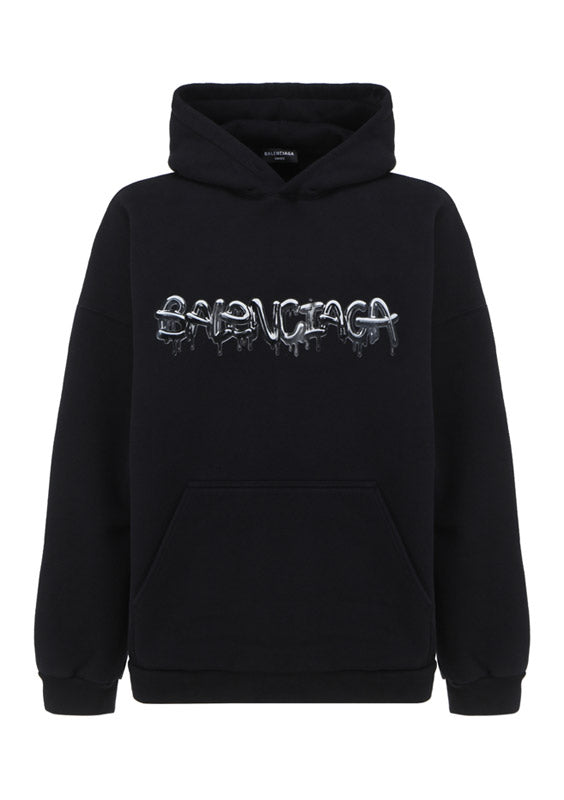 Slime Hoodie Wide Fit - Black