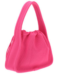 Ryan Small Bag in Rib Knit - Pink