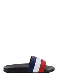 Basile Slide Sandals- Navy