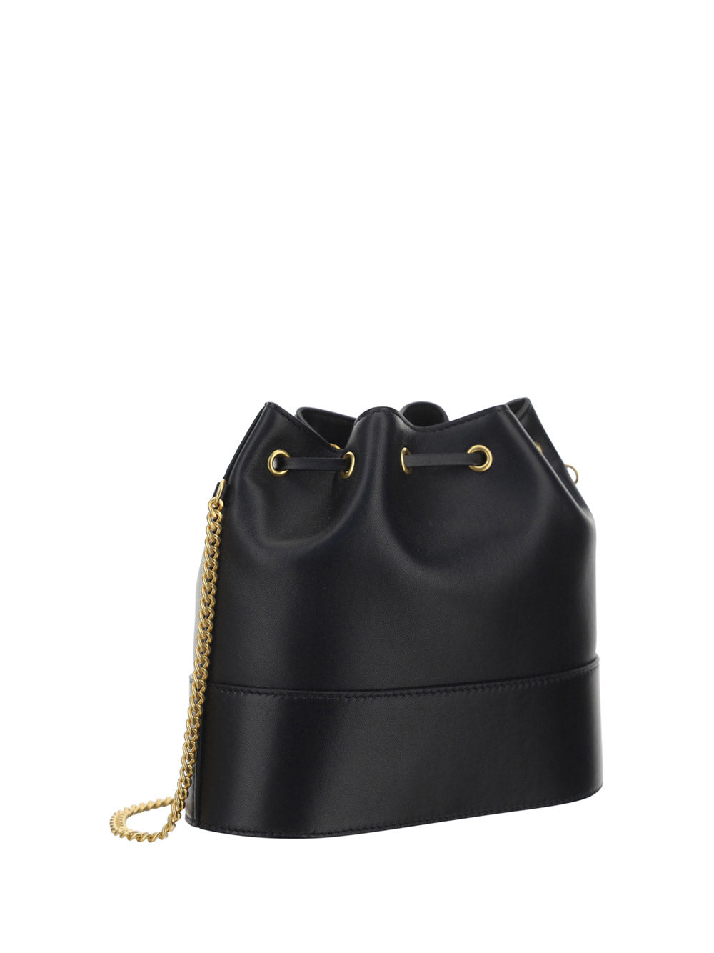 VLogo Small Bucket Bag - Black
