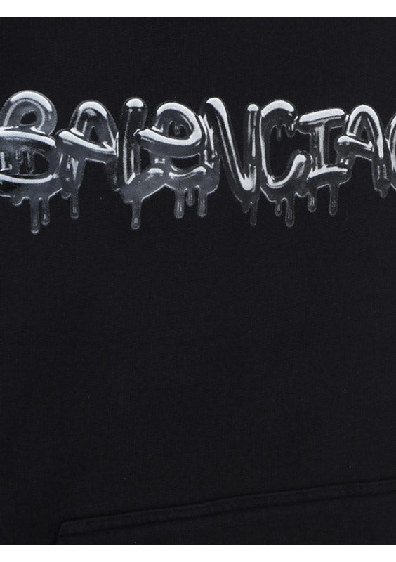 Slime Hoodie Wide Fit - Black