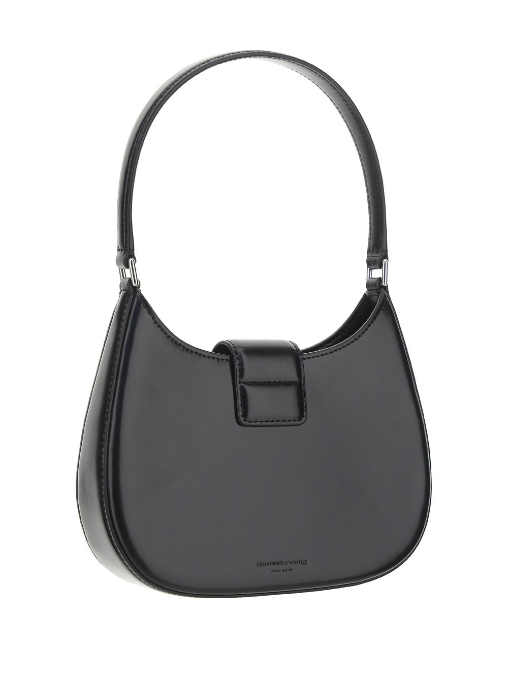W Legacy Small Hobo In Leather - Black
