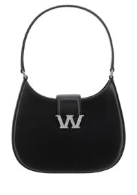 W Legacy Small Hobo In Leather - Black