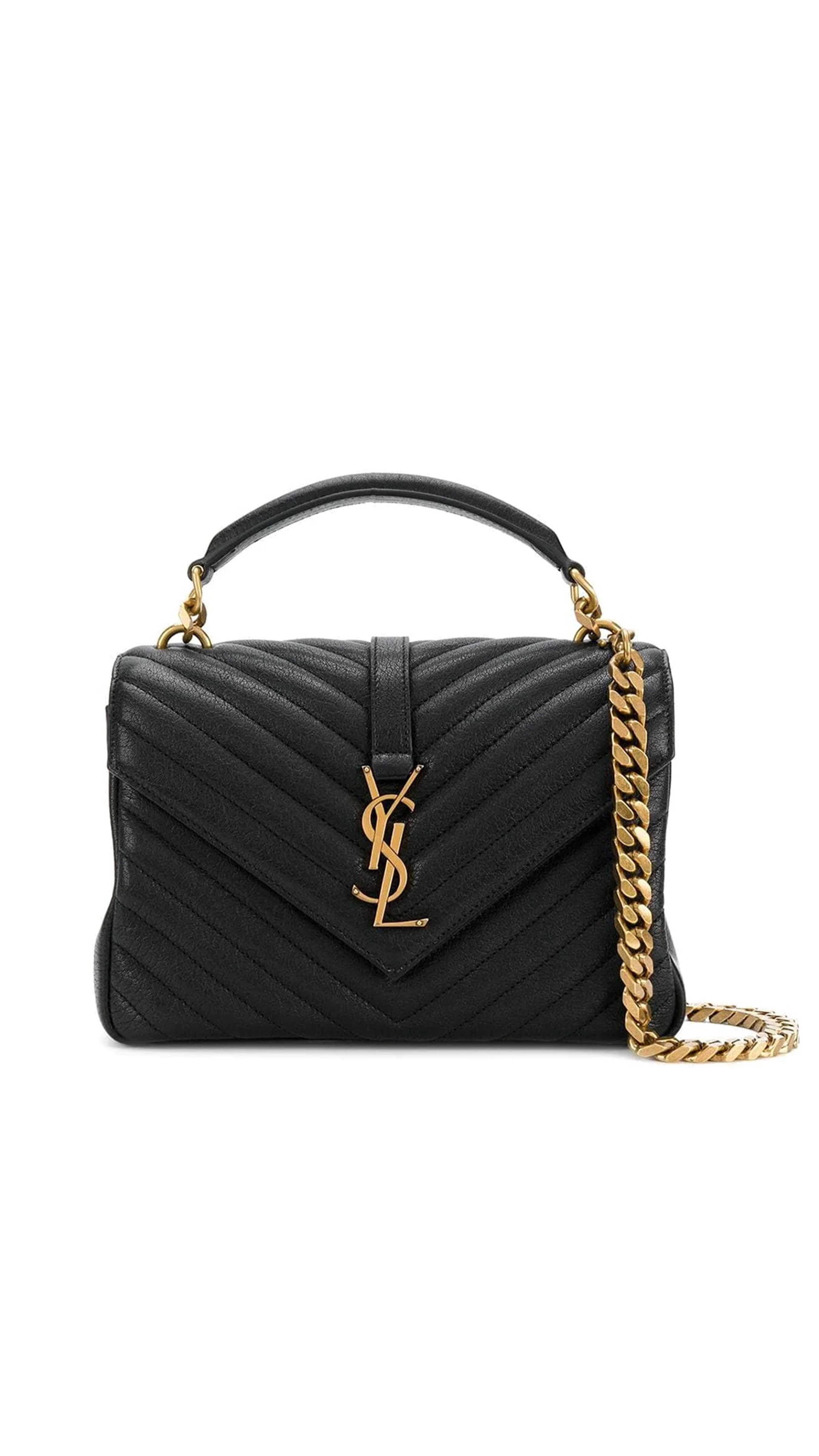 Collège Medium Chain Bag in Quilted Leather