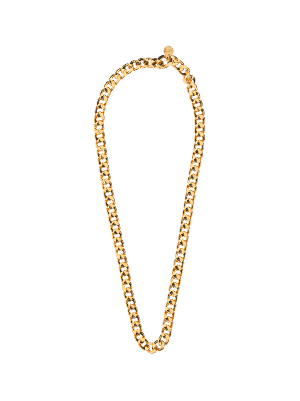 Gold Brass Simple Chain Necklace
