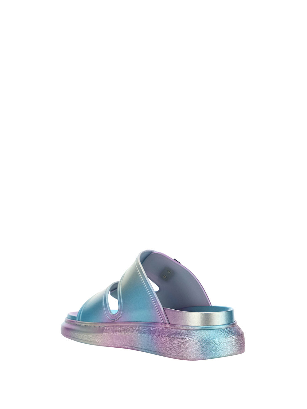 Oversized Hybrid Slide - Silver