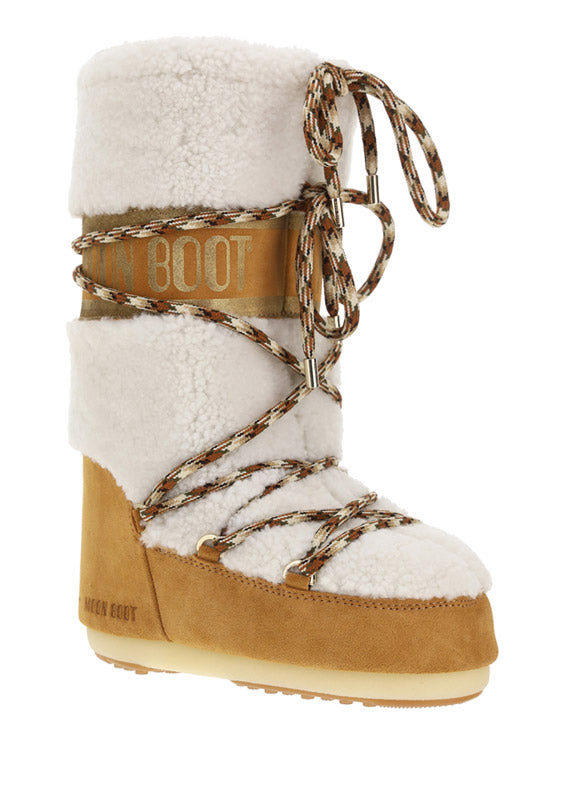 LAB69 Icon Cream Shearling Boots