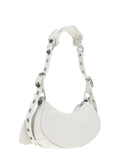Le Cagole XS Shoulder Bag - White