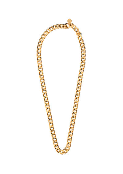 Gold Brass Simple Chain Necklace