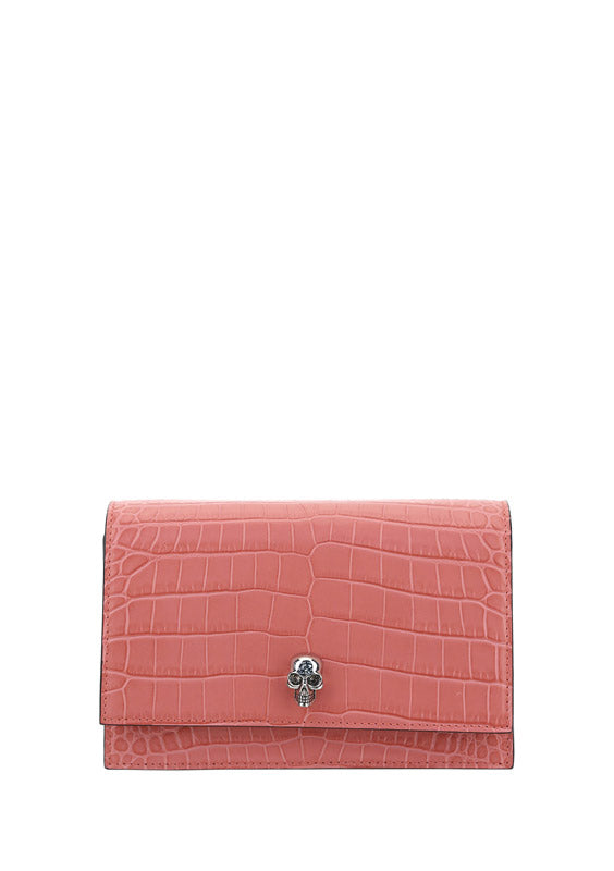Small Skull Bag - Coral