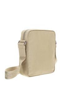Re-Nylon and Saffiano Leather Shoulder Bag - Powder