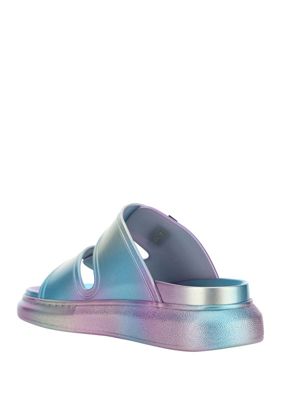 Oversized Hybrid Slide - Silver