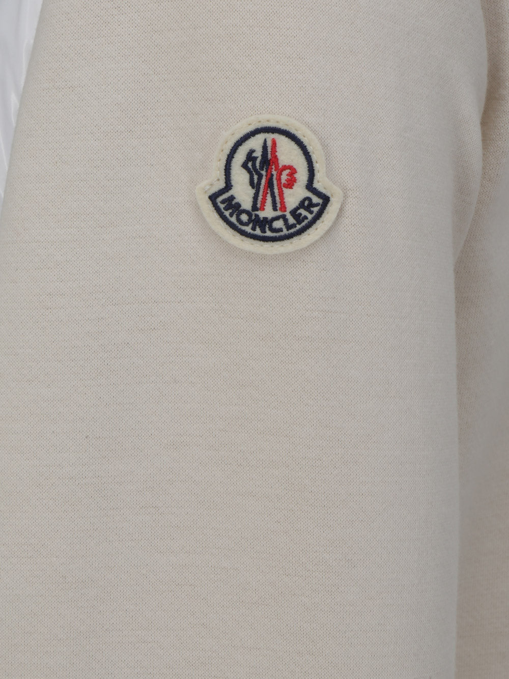 Padded Sweatshirt - Cream.