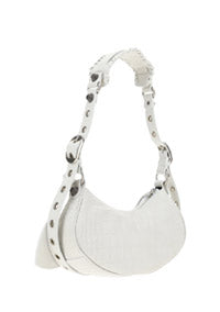 Le Cagole XS Shoulder Bag - White