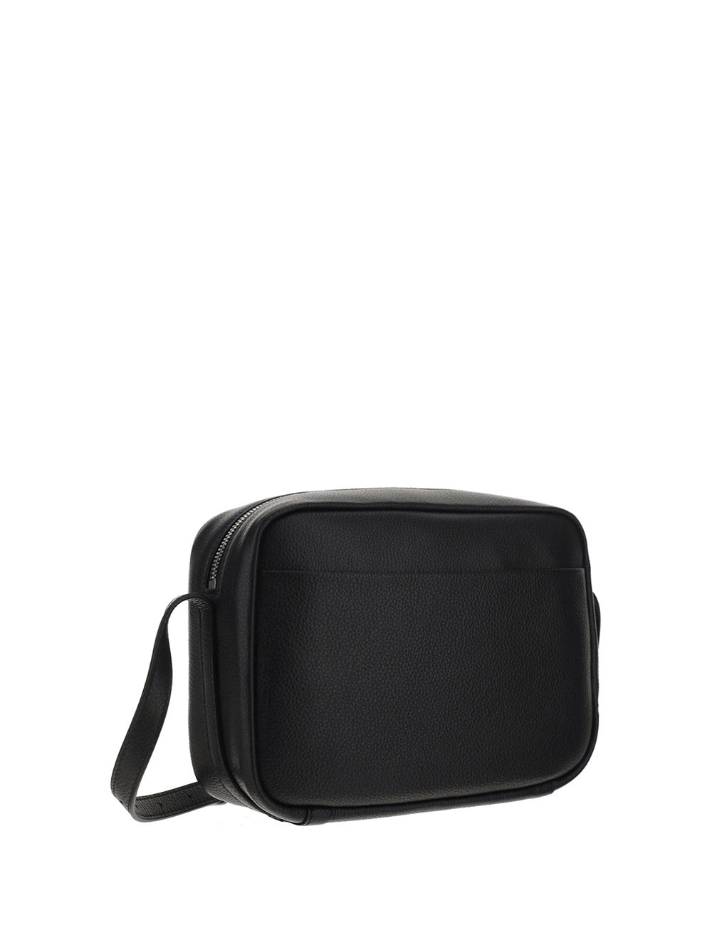 Everyday Medium Camera Bag In Grained Calfskin - Black.