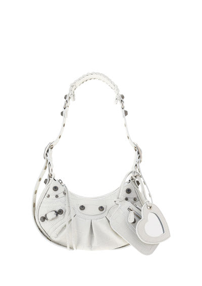 Le Cagole XS Shoulder Bag - White