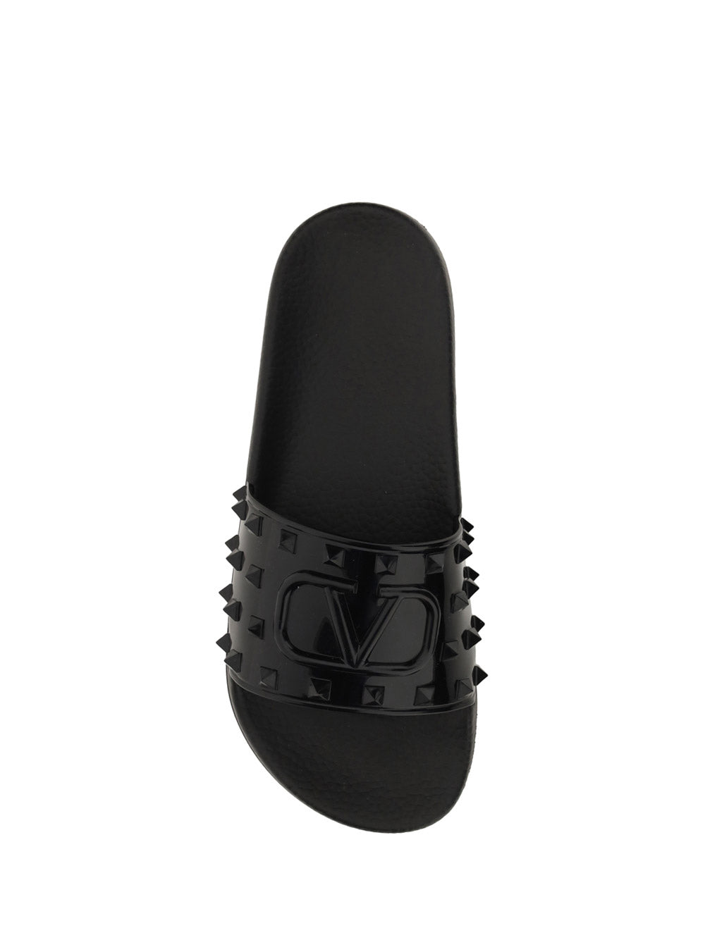 Rubber Summer Vlogo Signature Slide Sandal - Black