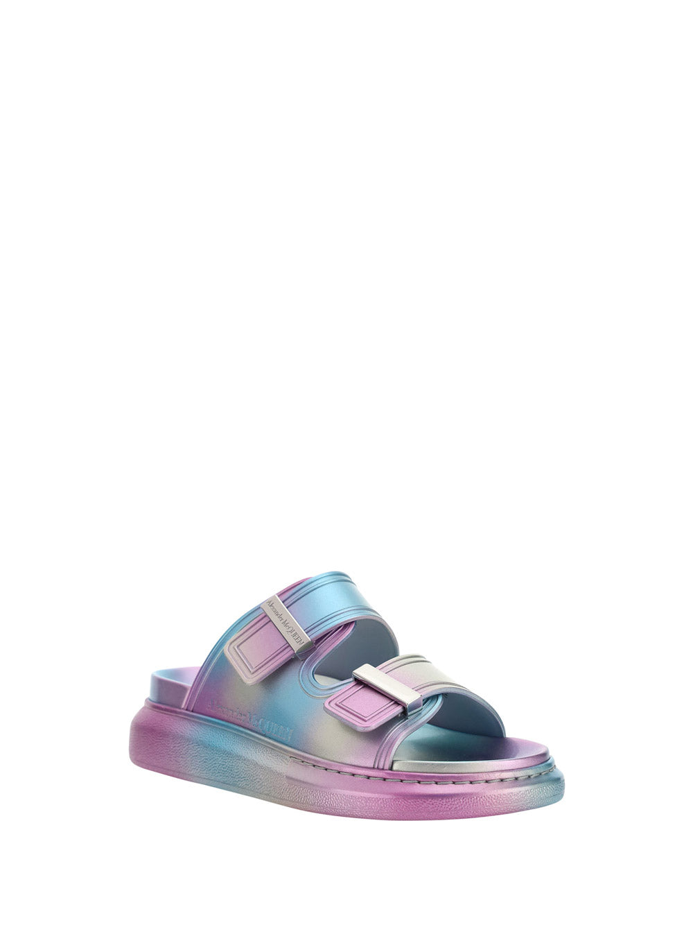 Oversized Hybrid Slide - Silver