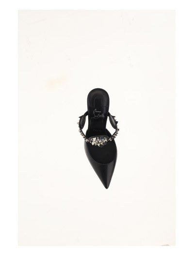 Miss Goldora Embellished Leather Mules