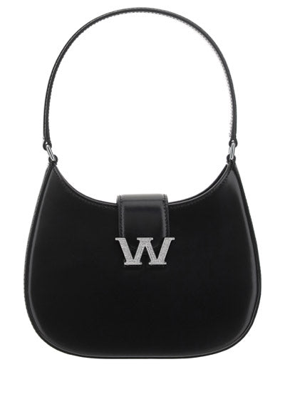 W Legacy Small Hobo In Leather - Black
