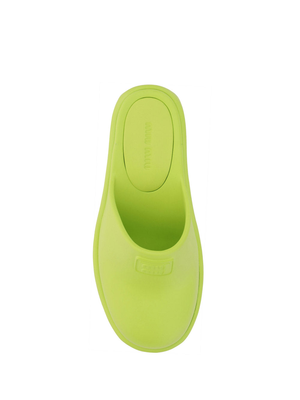 Rubber Mules - Lime Green