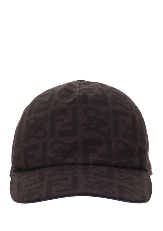 Caligraphy Logo Cap - Brown