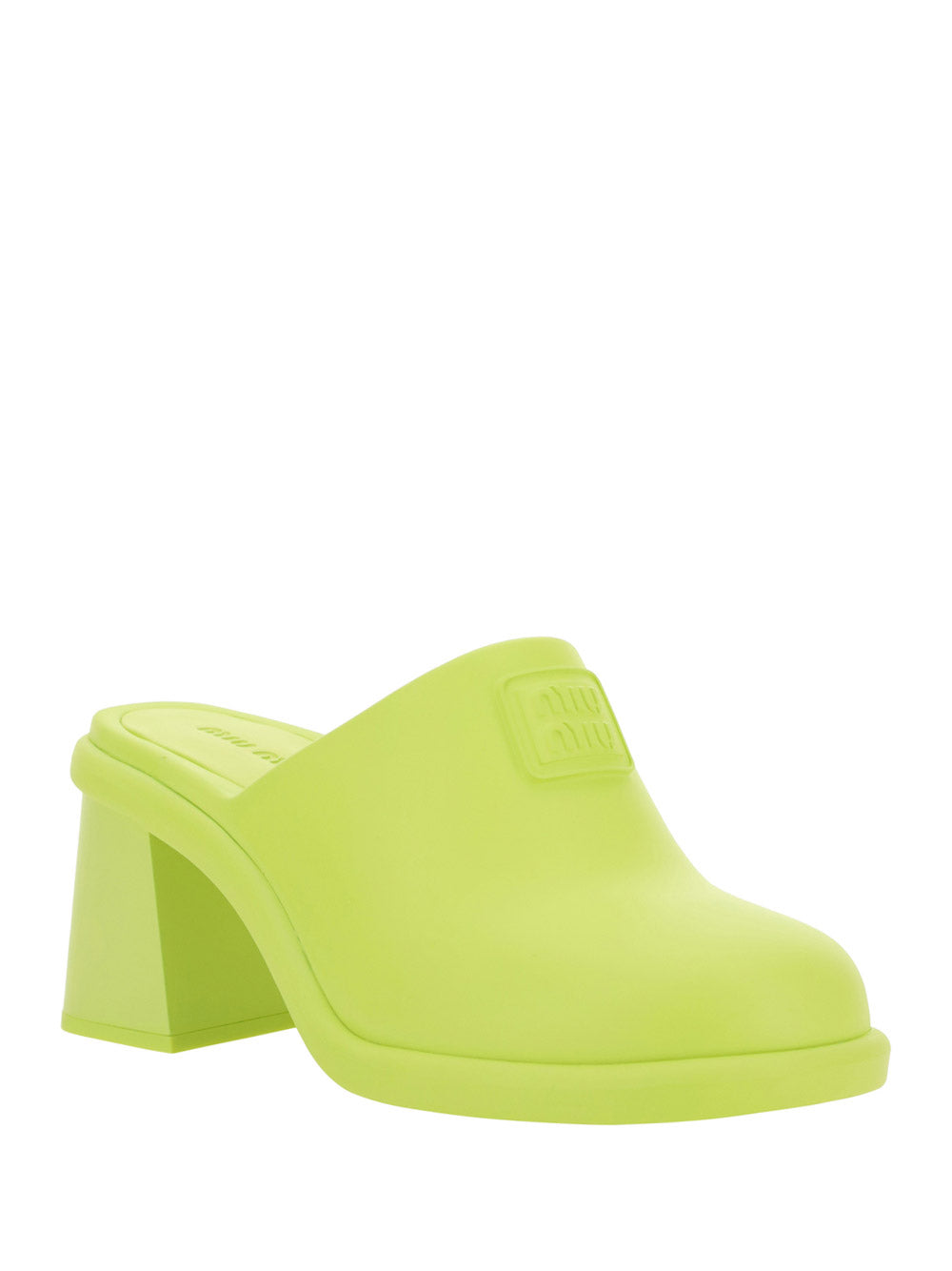 Rubber Mules - Lime Green