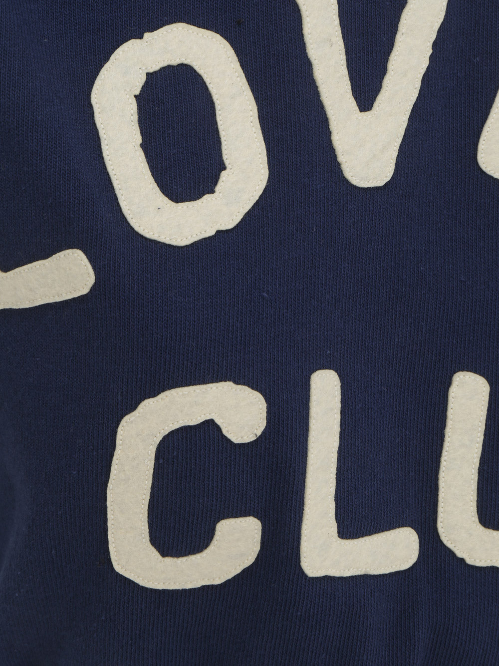 "Lover's Club " T-Shirt - Marine / Natural