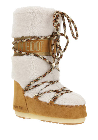 LAB69 Icon Cream Shearling Boots